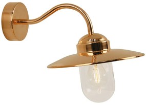 Φωτιστικό Τοίχου Luxembourg 22671030 42x11cm 1xE27 60W IP54 Copper Nordlux Copper,Glass