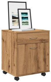 vidaXL Τροχήλατο ντουλάπι Artisan Oak 45x38x54 cm Κατασκευασμένο ξύλο