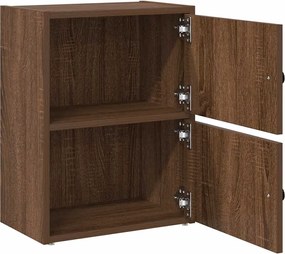 vidaXL Βιβλιοθήκη Καφέ Δρυς 40x24x52 εκ. από Επεξεργασμένο Ξύλο