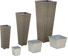 vidaXL Σετ Υπαίθριας Χρήσης 3 pcs Μέταλλο