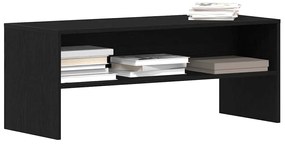 ντουλάπι τηλεόρασης Μαύρη δρυς 100x40x40 cm Κατασκευασμένο ξύλο - Μαύρο