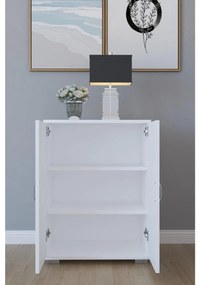 Παπουτσοθήκη MASEGO Λευκό Μοριοσανίδα 35x72x80cm - 14870026 - 14870026