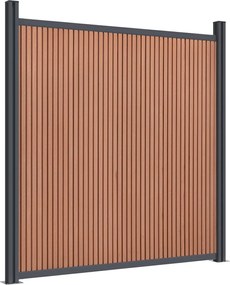 vidaXL Πάνελ Περίφραξης Καφέ 1045 x 186 εκ. από WPC