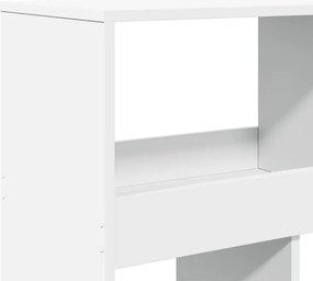 vidaXL Βιβλιοθήκη Λευκή 100x33x187,5 εκ. Επεξ. Ξύλο