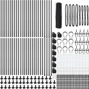 vidaXL Στύλος Περιφράξεων Γκρι