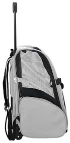 vidaXL Καρότσι Κατοικίδιων 3 σε 1 Γκρι 48x32x57 εκ. από Ύφασμα Oxford