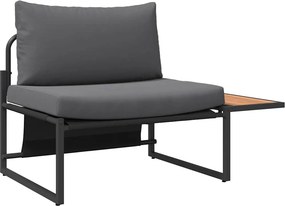 vidaXL Σετ Καναπέ Κήπου 2 pcs Ανθρακί Ατσάλι