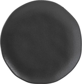 Σερβίτσιο Πιάτων Stoneware Organic Matte Black – Σετ 18τμχ - Porto Brasil