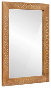 Καθρέφτης Μπάνιου με καθρέφτη Ανοιχτό καφέ 70 x 50 x 2,5 εκ.