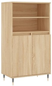 Ντουλάπι Sonoma Δρυς 60 x 36 x 110 εκ. από Επεξεργασμένο Ξύλο - Καφέ