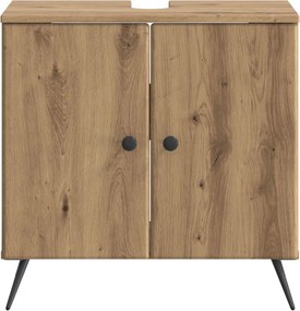 vidaXL Ντουλάπα Νιπτήρα Mπάνιου BREDA Artisan Δρυς