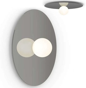 Φωτιστικό Τοίχου - Οροφής Bola Disc 32/8 10627 20,2x81,2cm Dim Led 1710lm 20W Dark Grey Pablo Designs