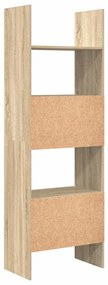vidaXL Βιβλιοθήκη Χρώμα Sonoma Δρυς 60 x 35 x 180 εκ. από Επεξ. Ξύλο