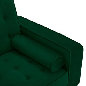 Καναπές - Κρεβάτι Salvador Βελούδο Κυπαρισσί 223x90x80Y εκ. 223x90x80 εκ.