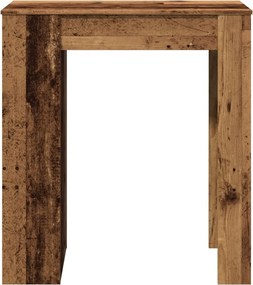 vidaXL Τραπέζι Μπαρ με Ράγες 95x47x103,5 εκ. Επεξεργ. Ξύλο