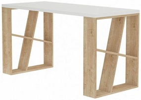 Γραφείο Honey 855DTE3813 140x60x75cm White-Oak