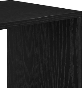 vidaXL Βιβλιοθήκη Μαύρη 66x31x112 εκ. από Επεξεργασμένο Ξύλο