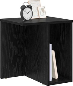 vidaXL End Table Μαύρη Οξυά 37 x 32 x 40 εκ Επεξεργασμένο ξύλο