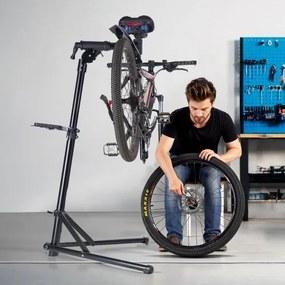 VEVOR Bike Repair Stand 85 lb Adjustable Bicycle Maintenance Rack with Tool Tray