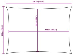 ΠΑΝΙ ΣΚΙΑΣΗΣ ΟΡΘΟΓΩΝΙΟ ΚΡΕΜ 2,5 X 4,5 Μ. ΑΠΟ ΎΦΑΣΜΑ OXFORD 135208