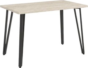 Τραπέζι Xana Megapap χρώμα travertine 120x70x77,5εκ.