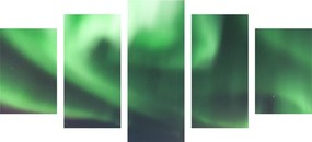 Εικόνα 5 μερών ασυνήθιστη πράσινη λάμψη