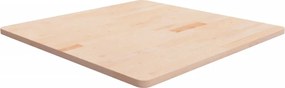 vidaXL Επιφάνεια Τραπεζιού Τετράγωνη 90x90x2,5 εκ. Μασίφ Ξύλο Δρυς