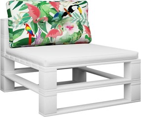 vidaXL Μαξιλάρι Παλέτας Πολύχρωμο 70 x 40 x 12 εκ. Υφασμάτινο