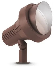 Σποτ Φωτιστικό Επιδαπέδιο Καρφωτό E27 42W IP65 Καφέ Terra 321622 Ideal Lux-321622-Καφέ 321622