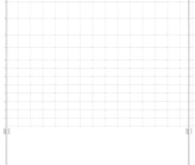 vidaXL Τεντώτο με στήριγμα Ασημί