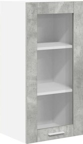 vidaXL Κρεμαστό ντουλάπι 2 pcs Σκυρόδεμα Γκρι 40 x 31 x 80 εκ.