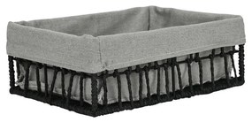 Καλάθι Αποθήκευσης Και Οργάνωσης Nest Μαύρο 28x20x10cm Estia 02-28053
