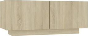 vidaXL Κομοδίνο Sonoma Δρυς 100 x 35 x 40 εκ. Επεξεργασμένο Ξύλο