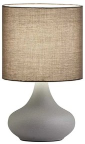 Επιτραπέζιο Φωτιστικό D300 Lana 4153000 Grey Viokef Metal, Fabric