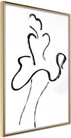 Αφίσα - Marilyn Outline - 20x30 - Χρυσό - Χωρίς πασπαρτού