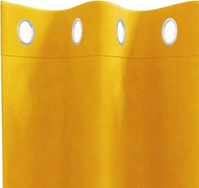 vidaXL Κουρτίνες συσκότισης 2 pcs Χαμομηλί κίτρινο 140 x 225 cm