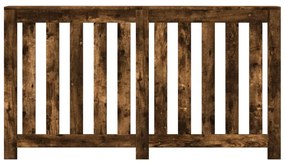 vidaXL Κάλυμμα Καλοριφέρ Καπνιστή Δρυς 149x20x82εκ. Επεξεργασμένο Ξύλο