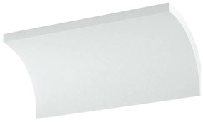 Φωτιστικό Τοίχου - Απλίκα Mustang LED-W-MUSTANG-200 8W Led 20x8x7,6cm White Intec Aluminium