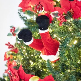 Στολίδι Χριστουγεννιάτικο (35εκ.) Με Κίνηση K-M Santa Leg AGG000010