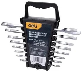 DELI σετ γερμανικά κλειδιά DL160008A, 6x7-20x22mm, 8τμχ