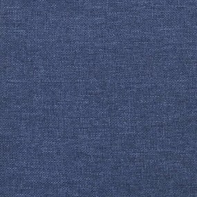 vidaXL Στρώμα με Pocket Springs Μπλε 140 x 190 x 20 εκ. Υφασμάτινο