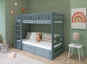 FOCUS 90x200 grey bunk bed Lano Furniture