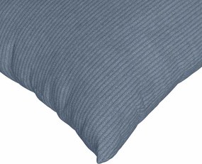 vidaXL Μαξιλάρι Καναπέ 2 pcs Μπλε 60 x 60 cm Υφασμάτινο Κορντουρά