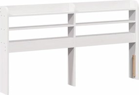 vidaXL Σκελετός Κρεβ. Χωρίς Στρώμα Λευκό 140x200 εκ Μασίφ Πεύκο