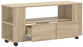vidaXL Έπιπλο Τηλεόρασης Sonoma Δρυς 102 x 34,5 x 43 εκ. Επεξ. Ξύλο