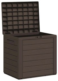 vidaXL Μπαούλο Αποθήκευσης Κήπου Καφέ 58,5x46x55 εκ. απο Πολυπ/λένιο