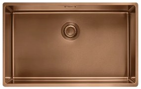 Franke mythos masterpiece BXM 210/110-68 ανοξείδωτος ένθετος νεροχύτης 720χ450μμ Χάλκινος