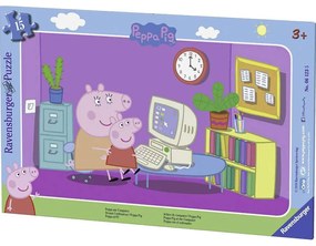 Παιδικό Puzzle Peppa Pig 06123 15Τμχ. Multi Ravensburger