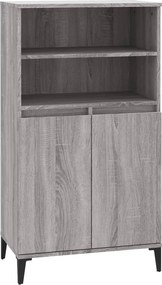 vidaXL Ντουλάπι Γκρι Sonoma 60 x 36 x 110 εκ. από Επεξεργασμένο Ξύλο