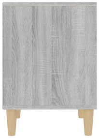 vidaXL Κομοδίνο Γκρι Sonoma 40x35x50 εκ.